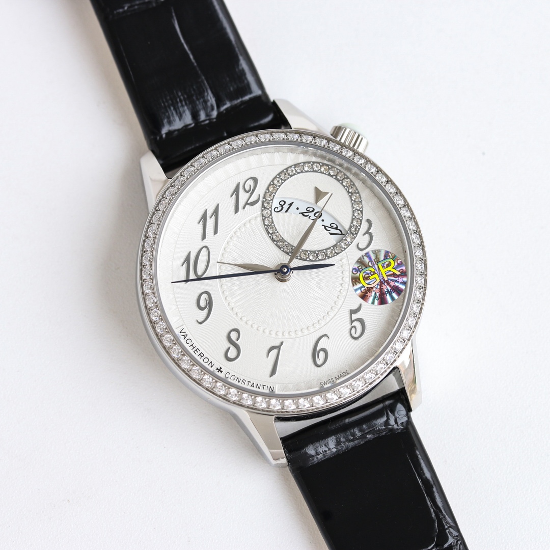 Vacheron Constantin Watch 37mm White / Rose Gold - watch0874 - Image 2