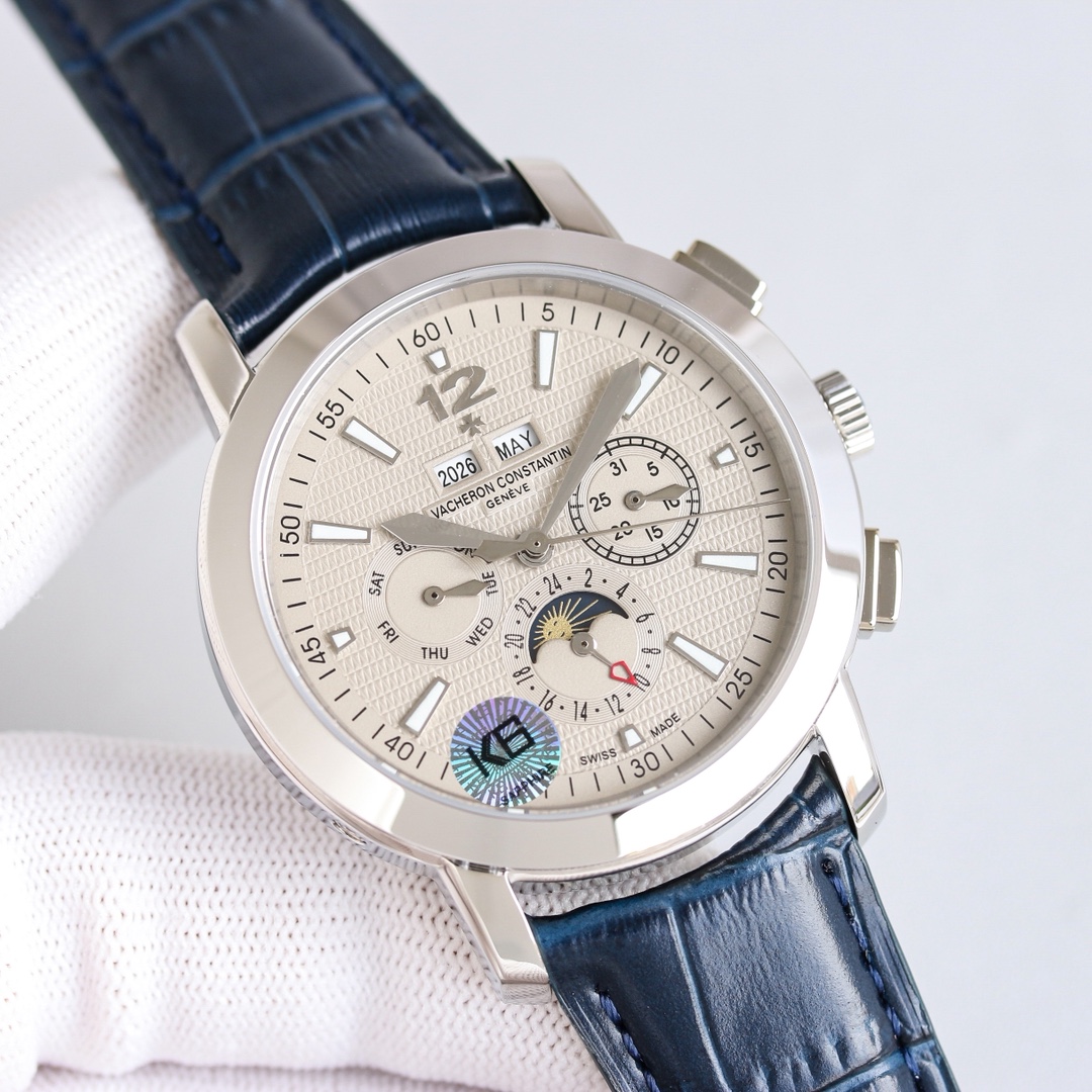 Vacheron Constantin Watch White / Rose Gold - watch0944 - Image 2