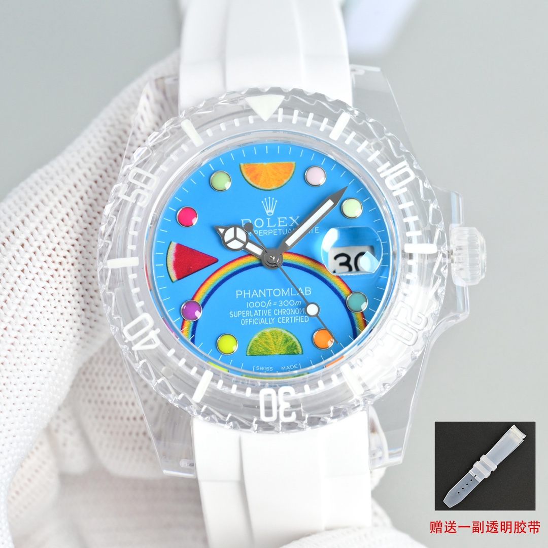 Rolex Watch 40mm Blue - watch0949 - Image 2