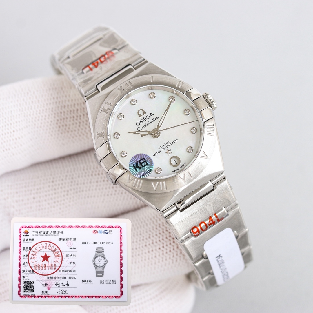 Omega Constellation 29mm Silver - watch0957 - Image 2