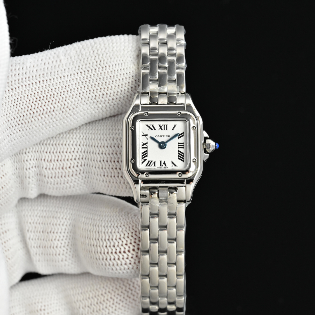 Cartier Watch 25mm White / Blue - watch0979 - Image 2