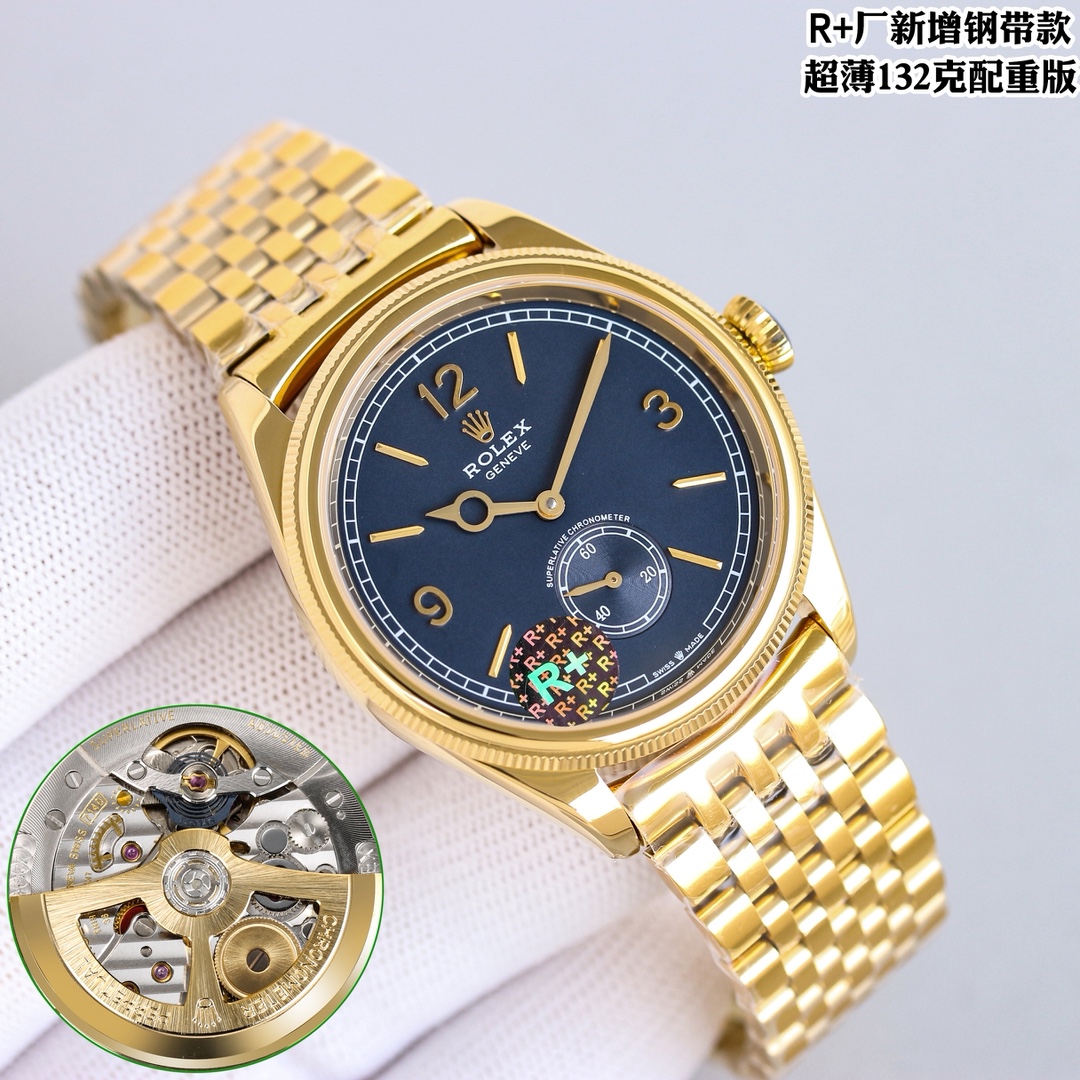 Classic Watch 39mm Blue / Gold - watch0985 - Image 2