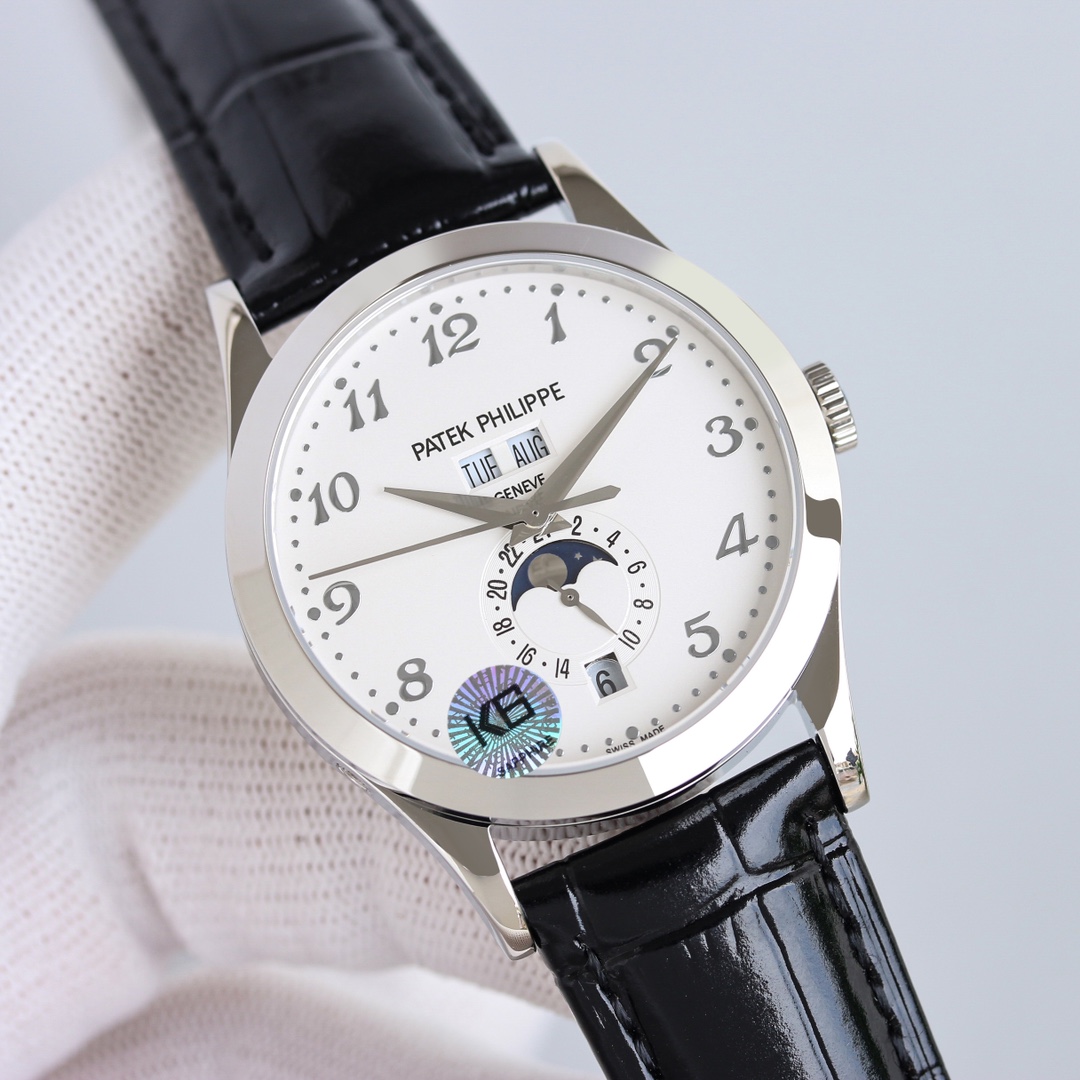Patek Philippe Watch 38.5mm White / Rose Gold - watch0989 - Image 2