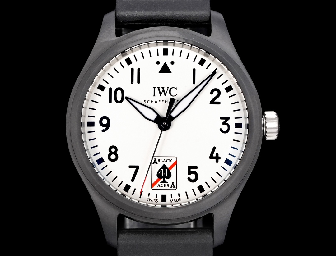 IWC Pilot 41mm White - watch1023 - Image 2