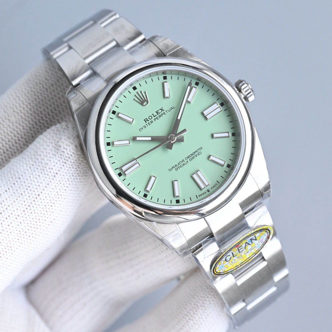 Rolex Oyster Perpetual 41mm Silver - watch1025 - Image 2