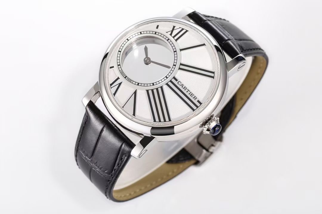 Cartier Watch 42.5mm White / Gold - watch1036 - Image 2