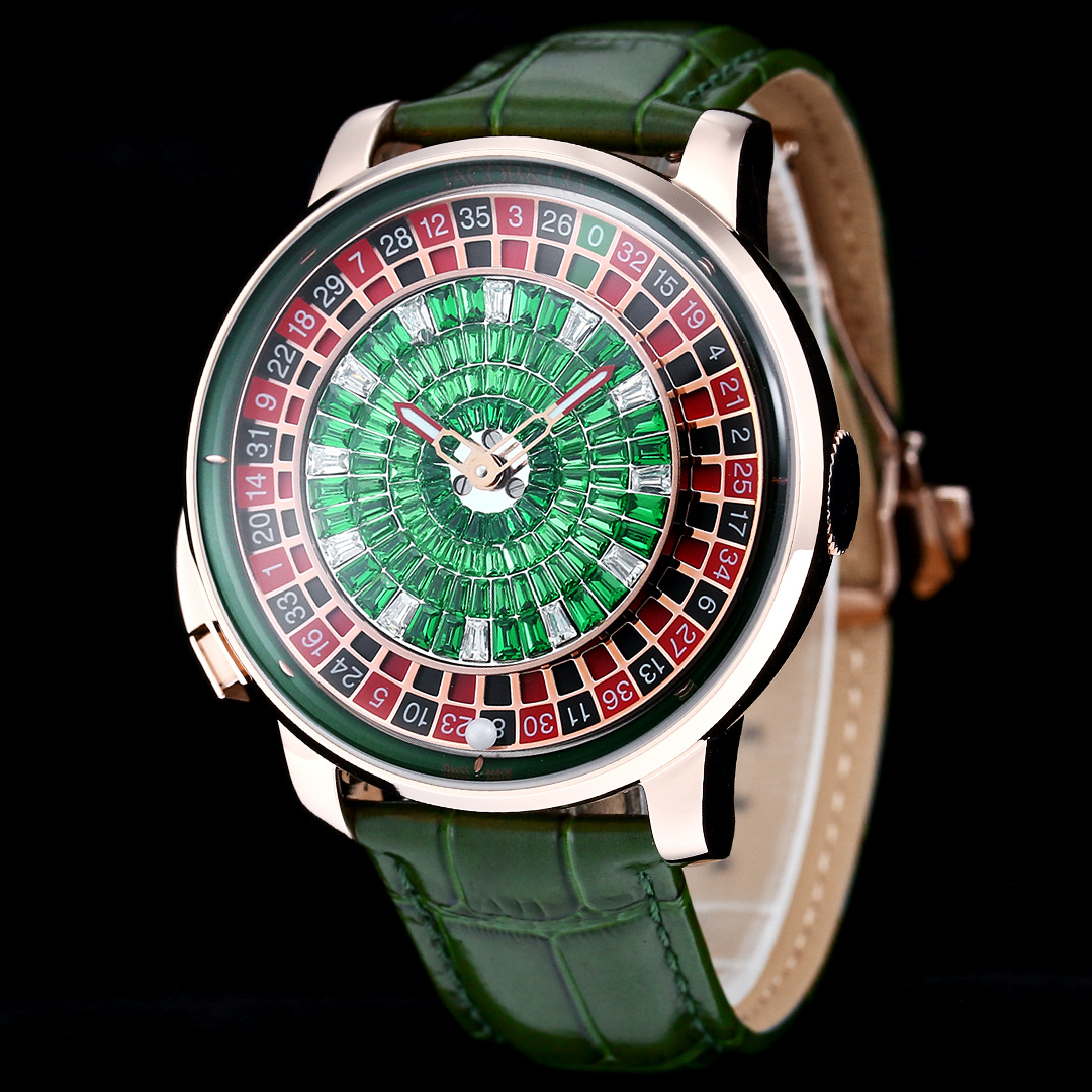 Classic Watch 44mm Black / White - watch1085 - Image 2
