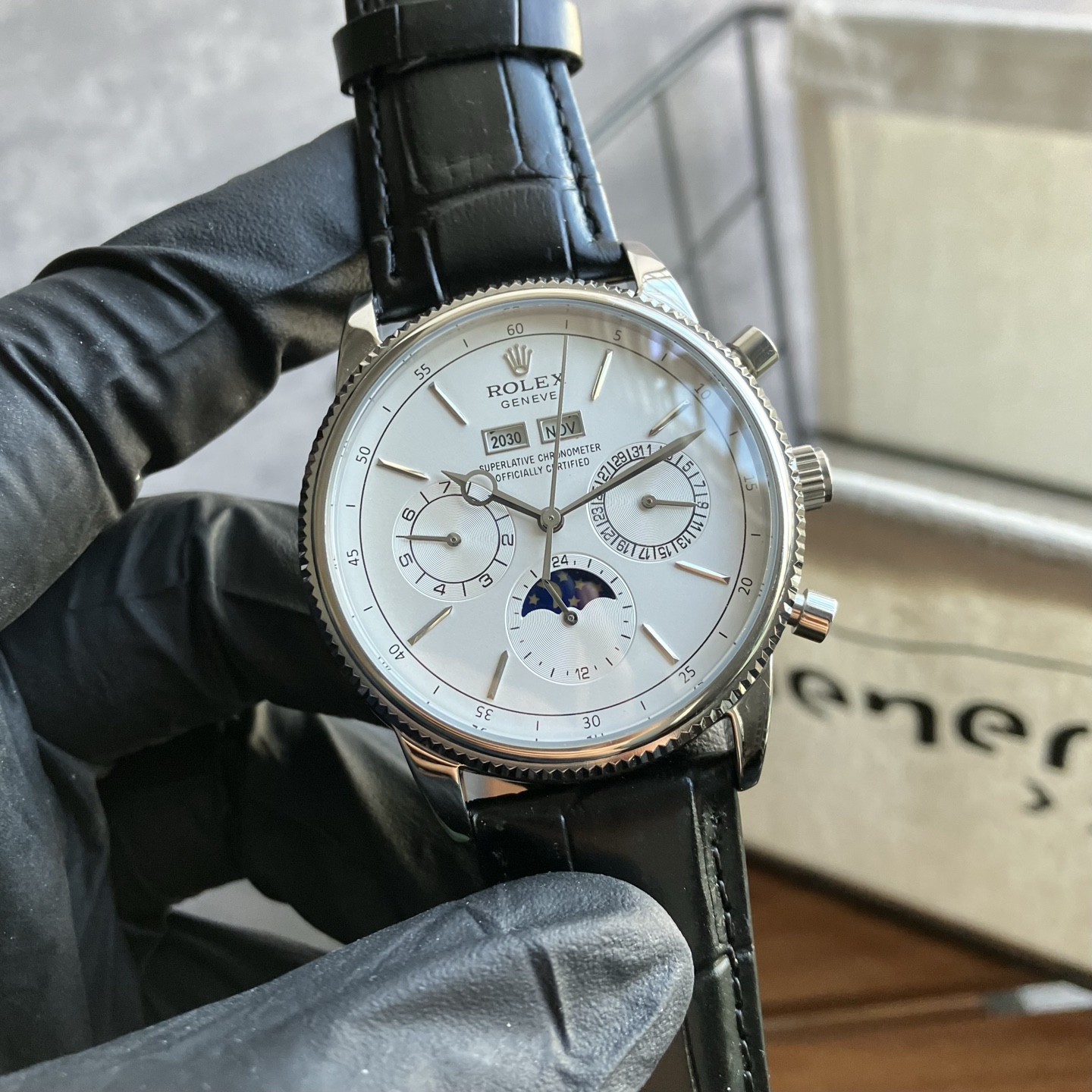 Rolex Watch 43mm Silver - watch1111 - Image 2
