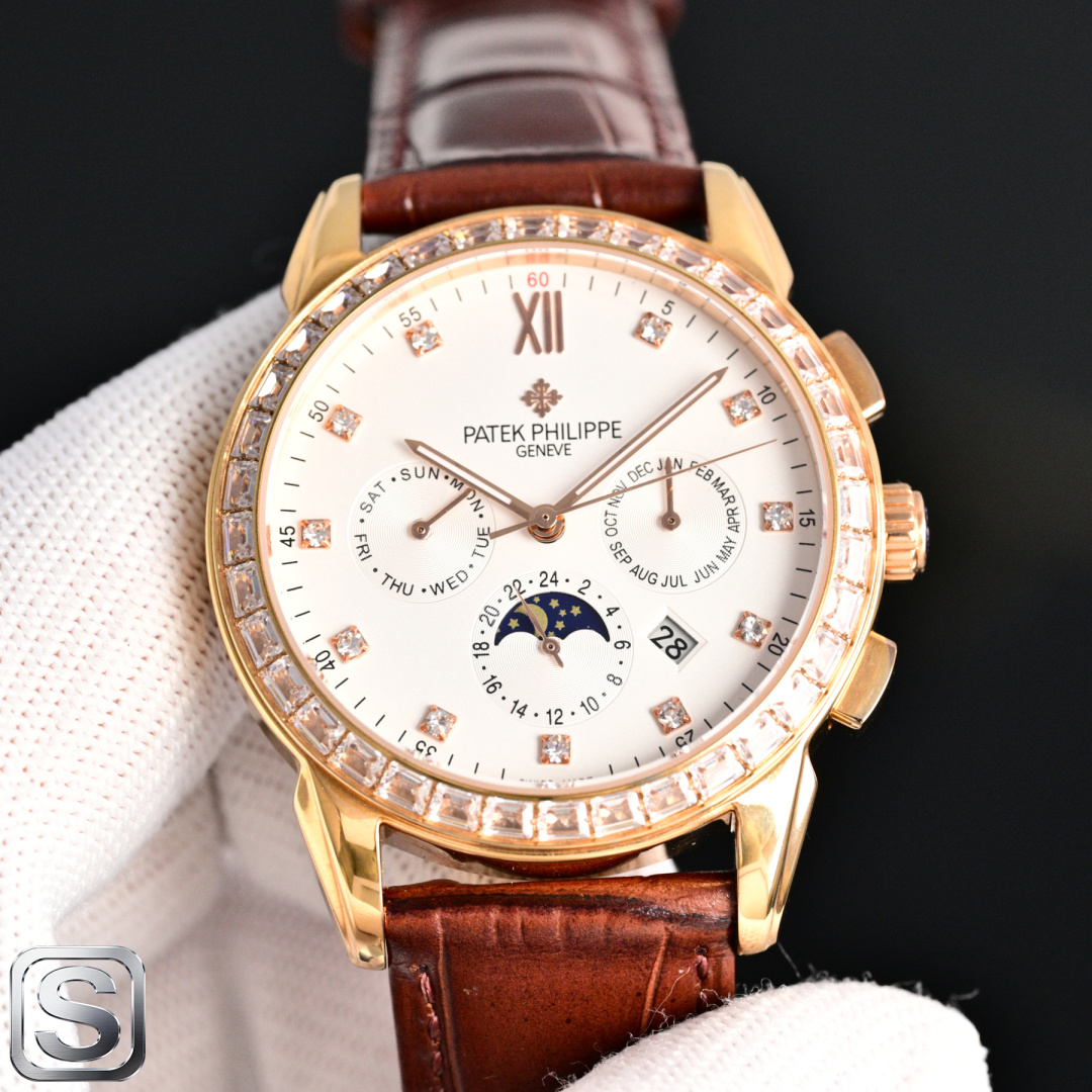 Patek Philippe Watch 41mm White / Gold - watch1114 - Image 2