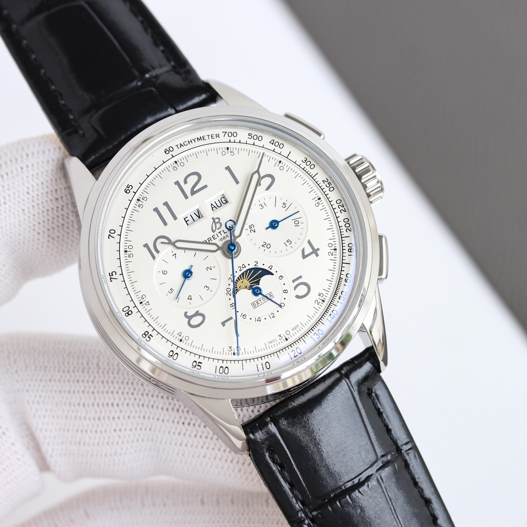 Breitling Watch 42mm White / Gold - watch1118 - Image 2