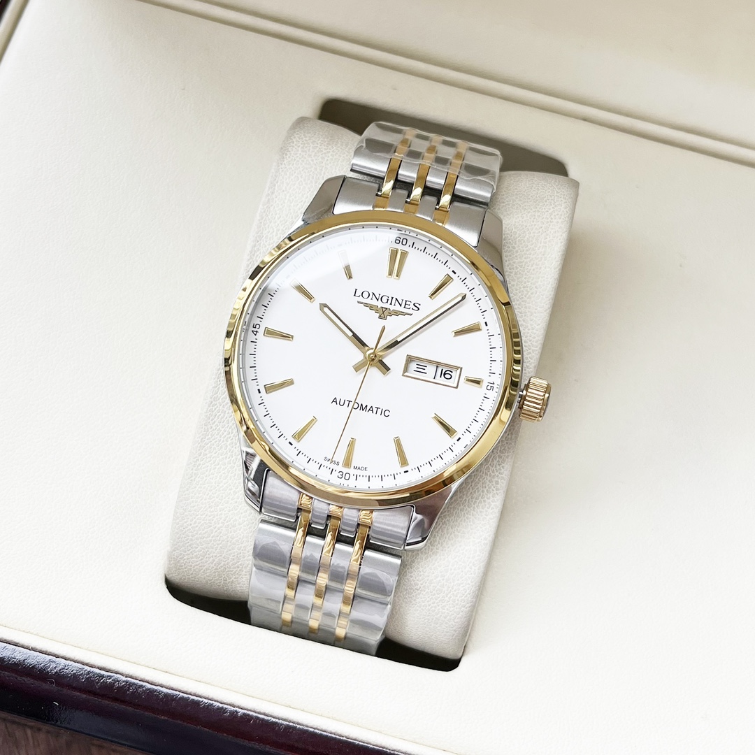 Longines Watch 42mm White / Gold - watch1130 - Image 2