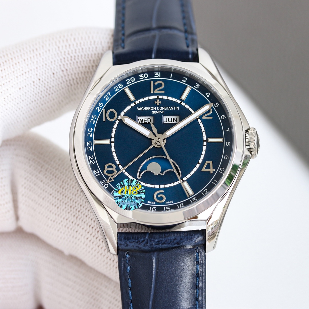 Classic Watch 40mm White / Blue - watch1178 - Image 2