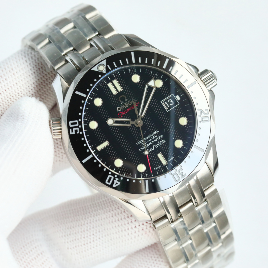 Omega Seamaster Blue / Silver - watch1199 - Image 2