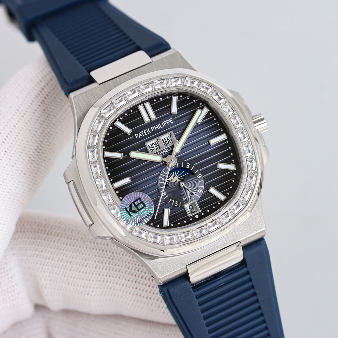 Patek Philippe Nautilus White - watch1223 - Image 2