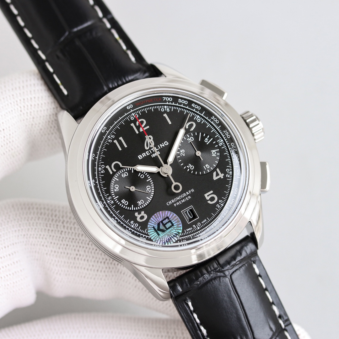 Breitling Watch 42mm Silver - watch1224 - Image 2
