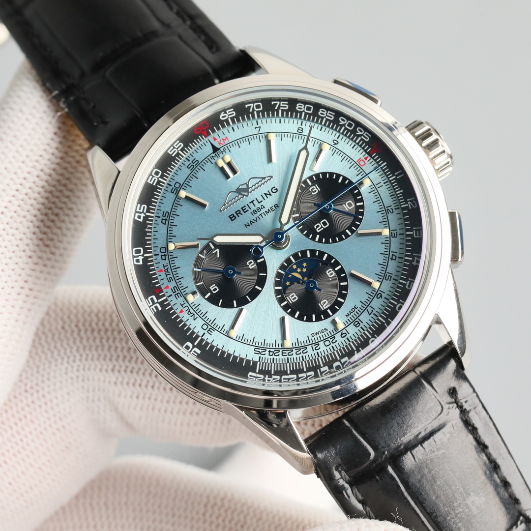 Breitling Watch 42mm White / Rose Gold - watch1230 - Image 2