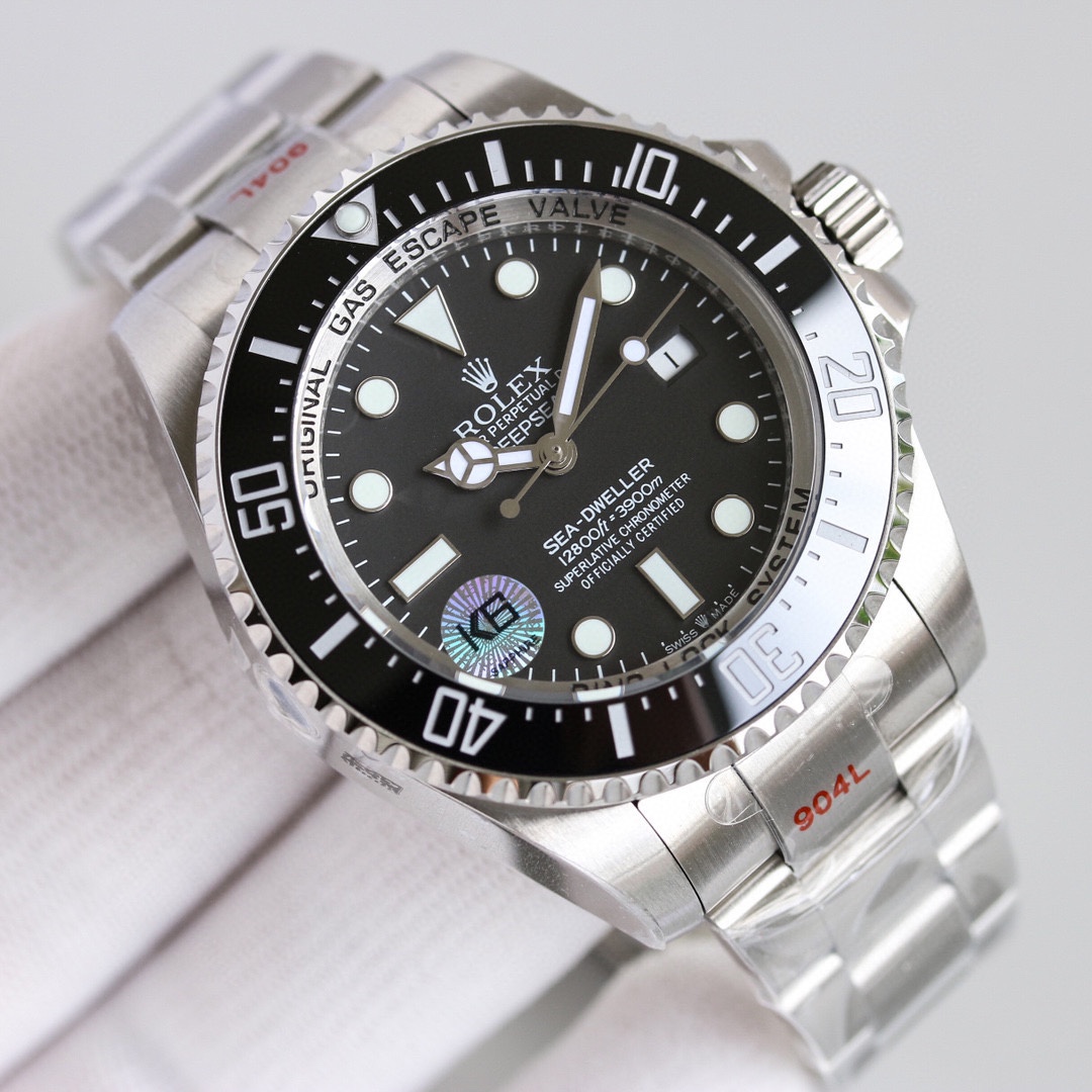 Rolex Watch 44mm Blue / Silver - watch1246 - Image 2