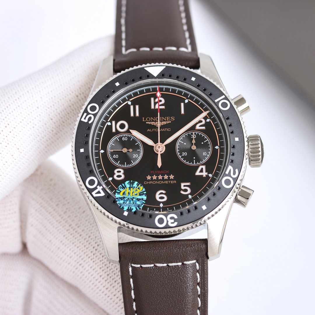 Longines Watch 42mm Black / Blue - watch1249 - Image 2