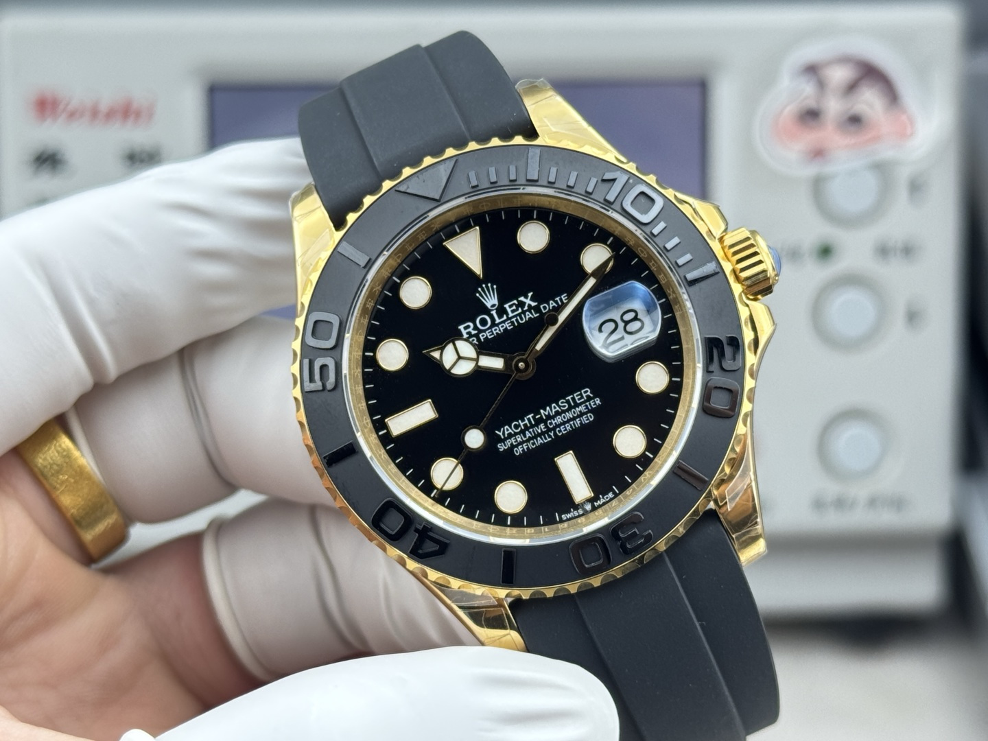 Classic Watch 42mm Gold / Silver - watch1263 - Image 2