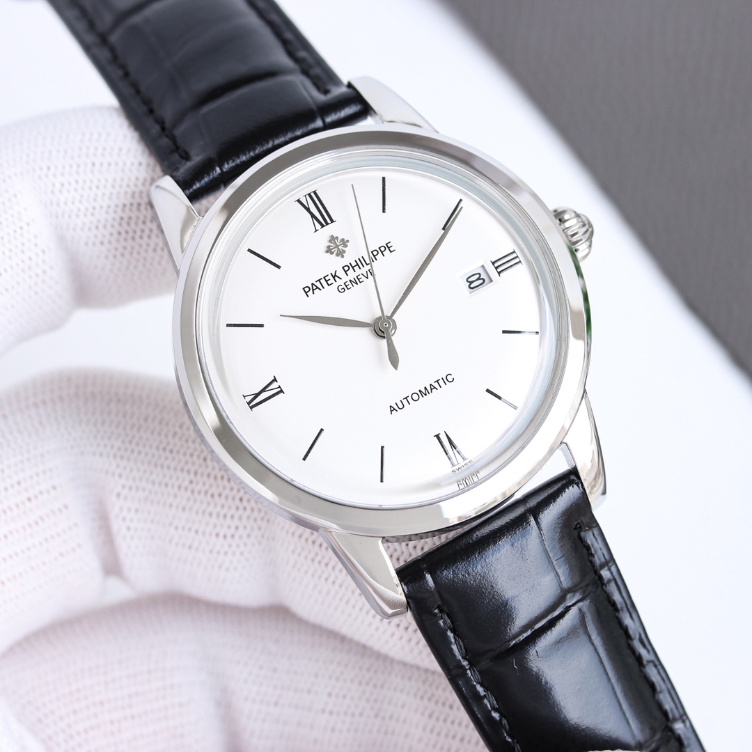 Patek Philippe Watch 40mm White / Gold - watch1301 - Image 2