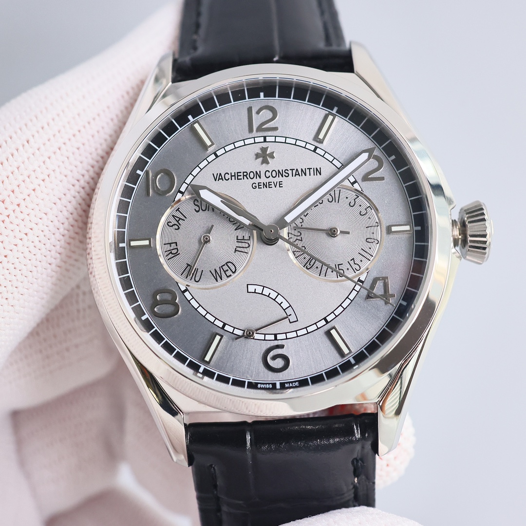 Vacheron Constantin Watch White / Rose Gold - watch1310 - Image 2