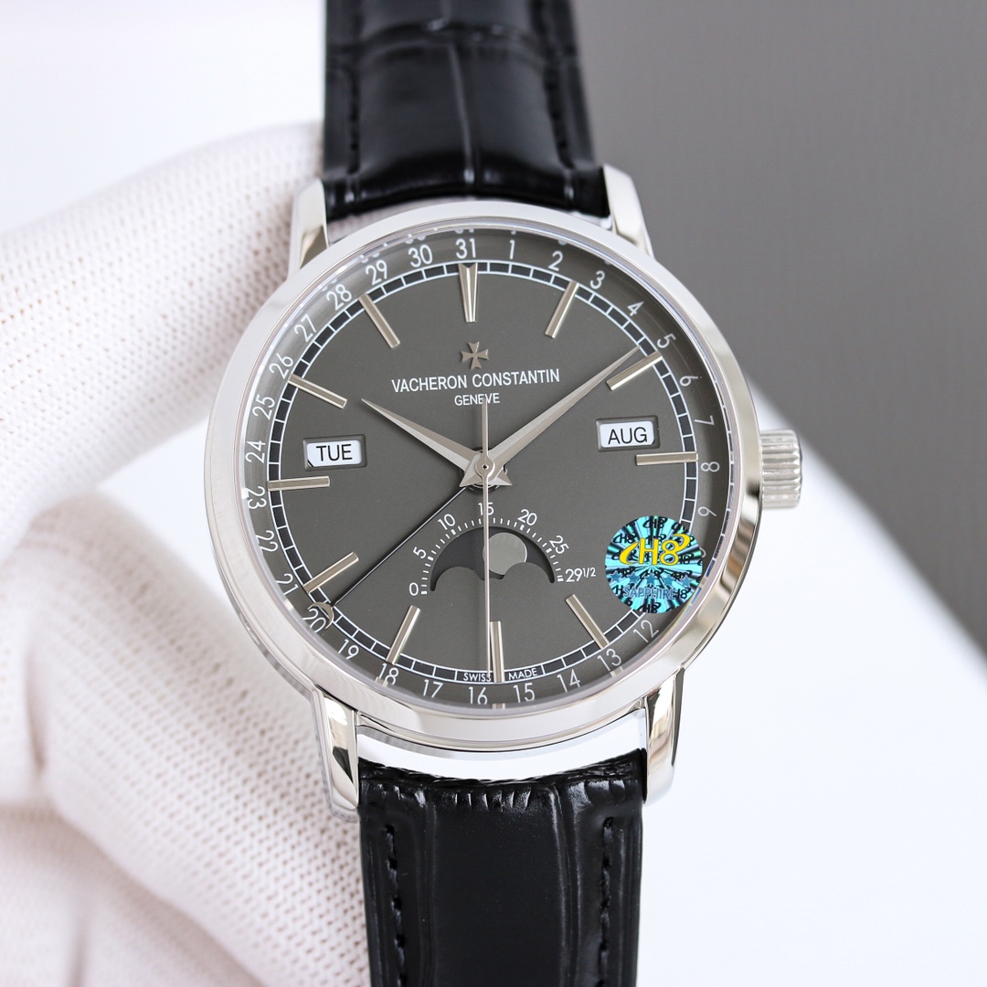 Vacheron Constantin Watch 41mm Black / White - watch1335 - Image 2