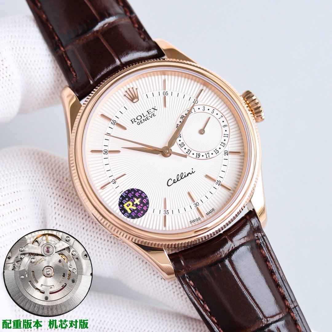 Rolex Watch 39mm Rose Gold / Silver - watch1344 - Image 2
