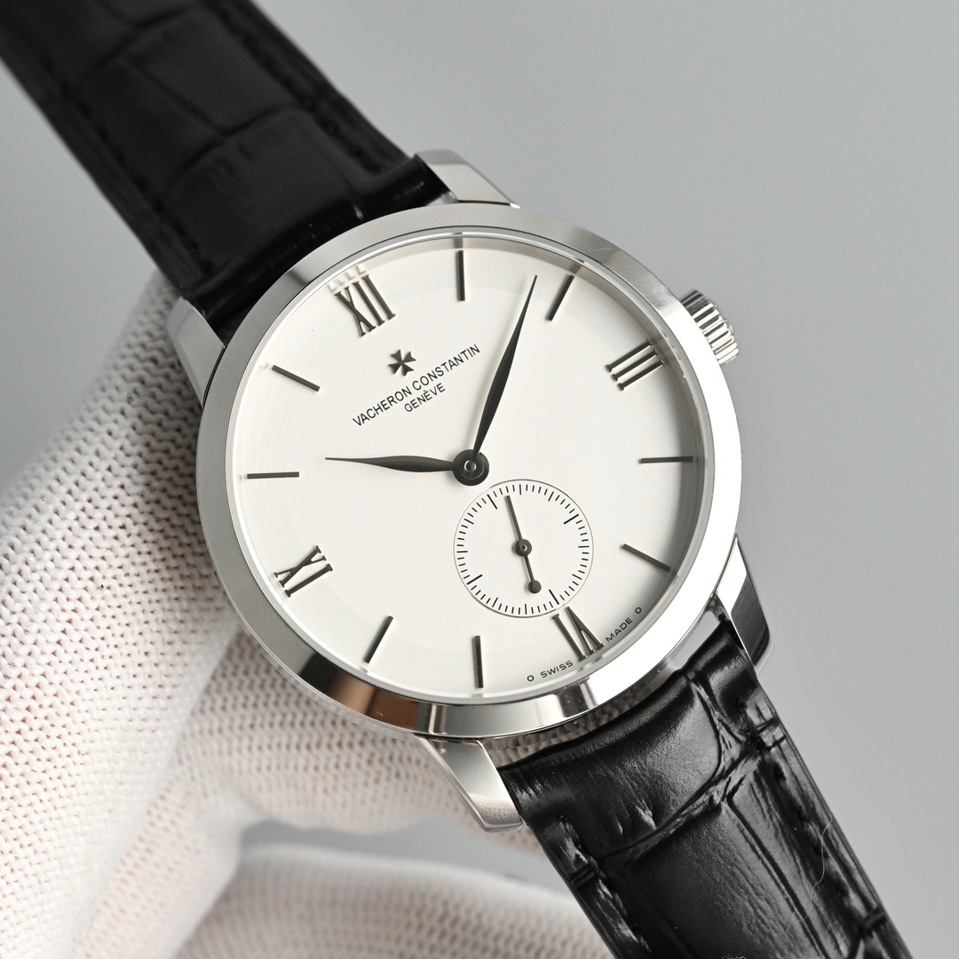Vacheron Constantin Watch White / Rose Gold - watch1345 - Image 2