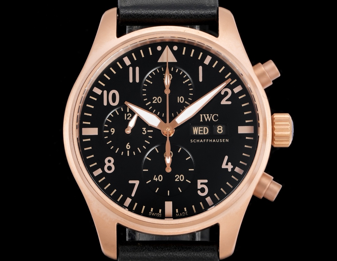 IWC Watch 43mm Black / Blue - watch1352 - Image 2