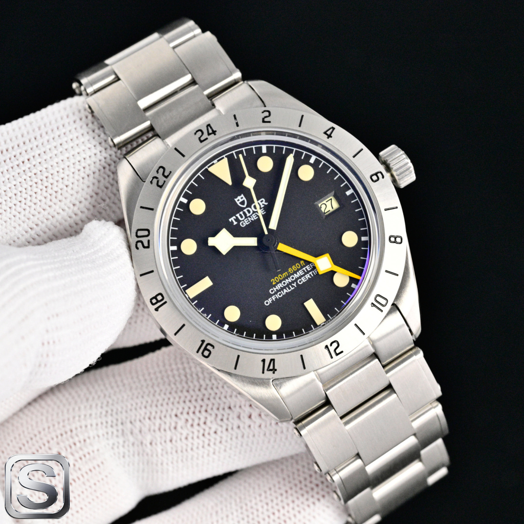 Tudor Watch 39mm Black / White - watch1387 - Image 2