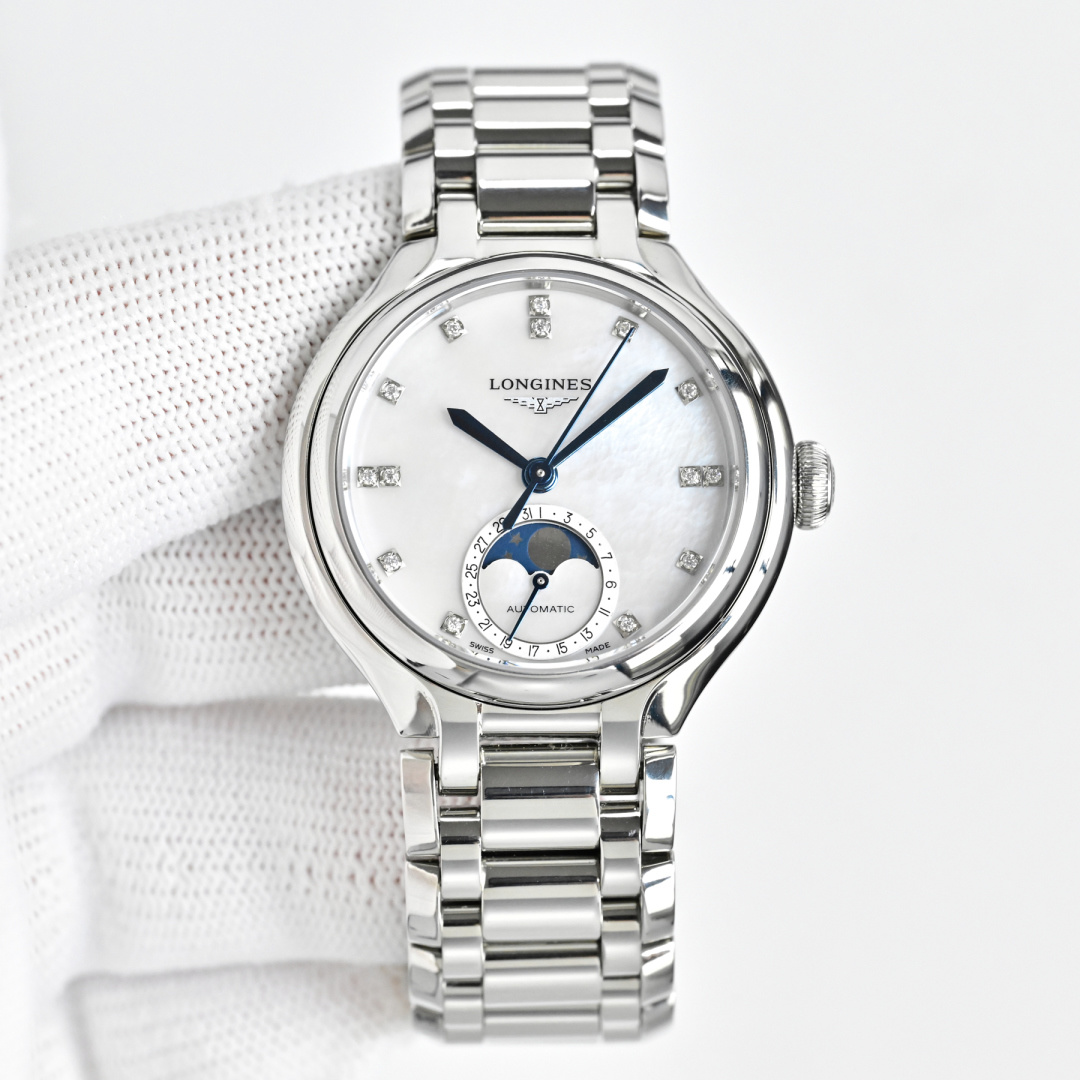 Classic Watch 34mm White / Silver - watch1392 - Image 2
