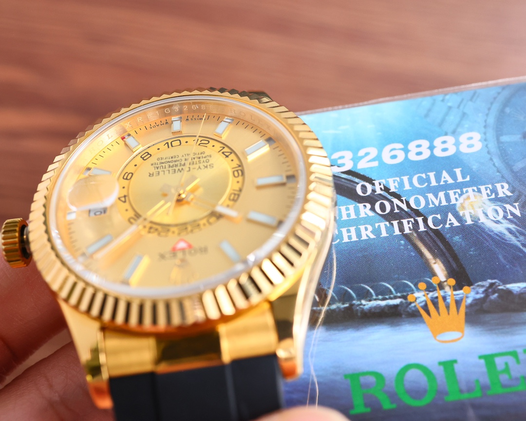Rolex Watch 42mm Blue - watch1401 - Image 2