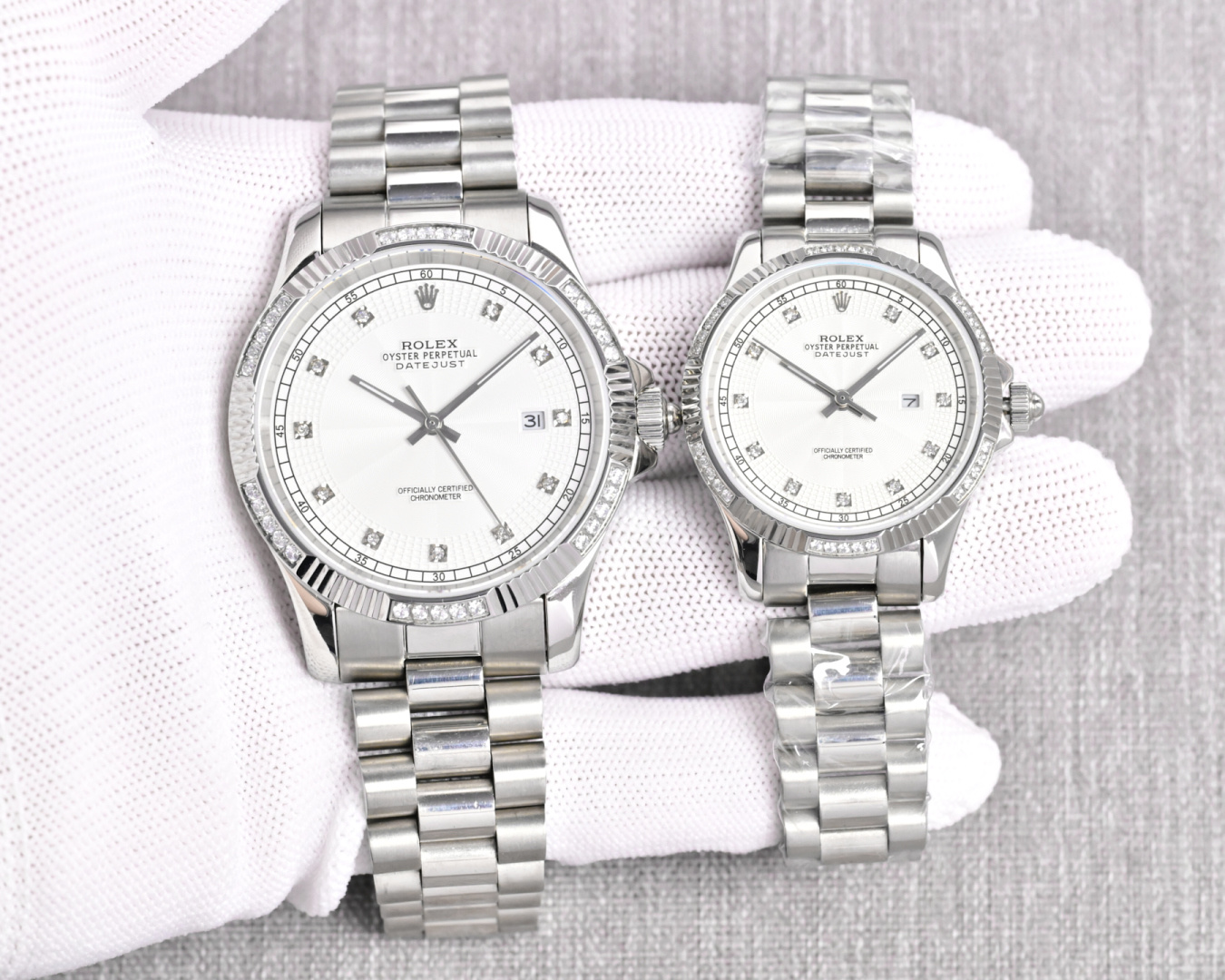 Rolex Watch White / Gold - watch1442 - Image 2