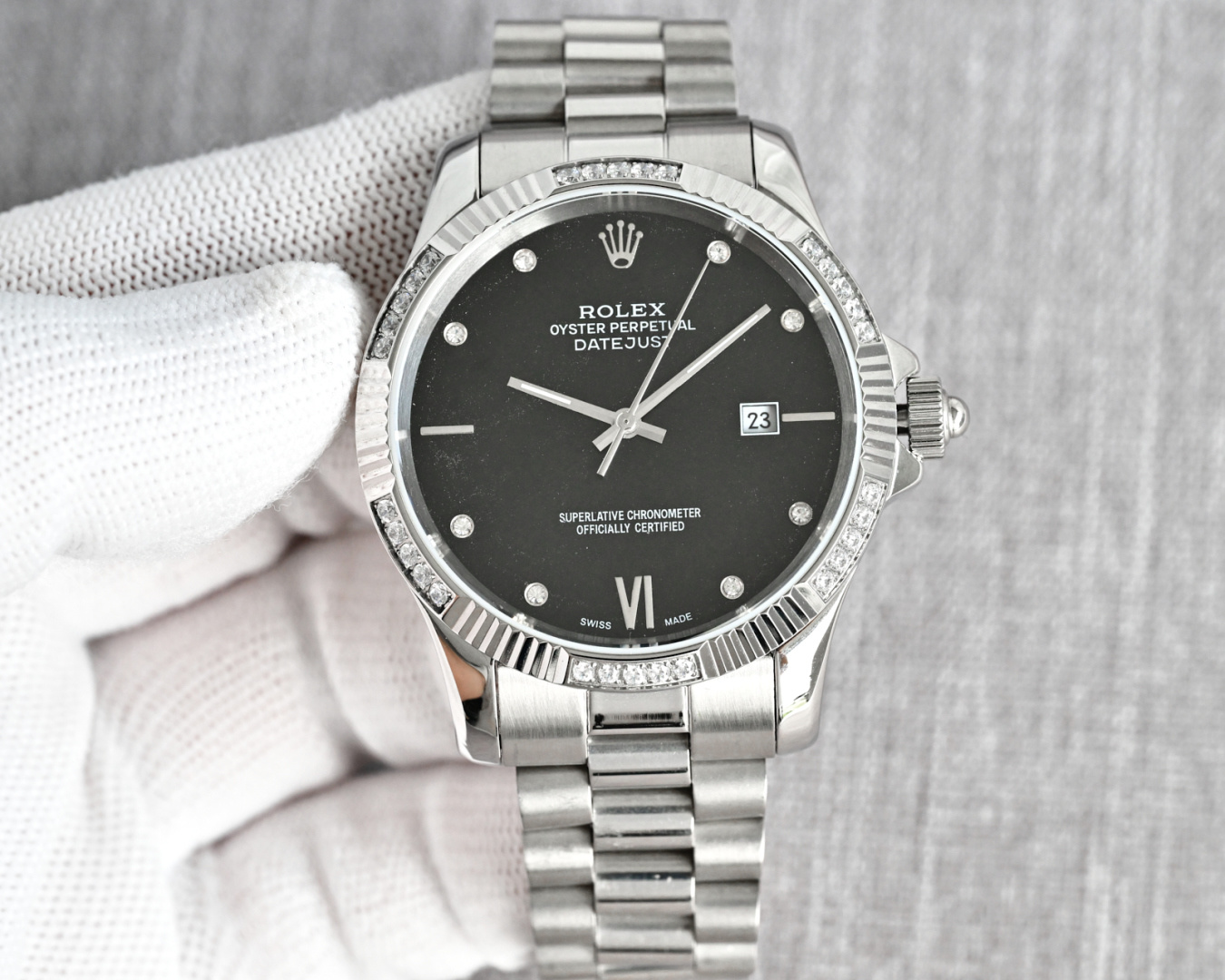 Rolex Watch 32mm White / Gold - watch1443 - Image 2