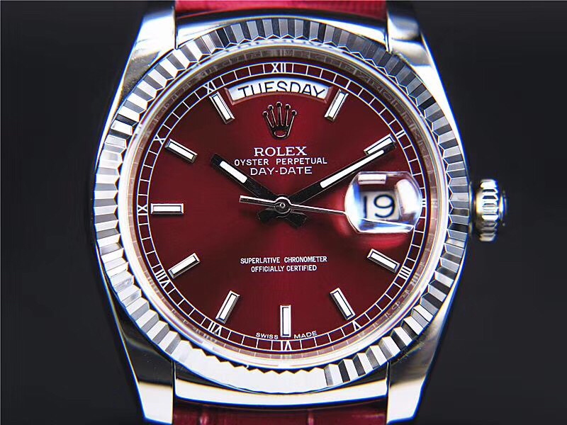 Rolex Day-Date 36mm Silver - watch1455 - Image 2