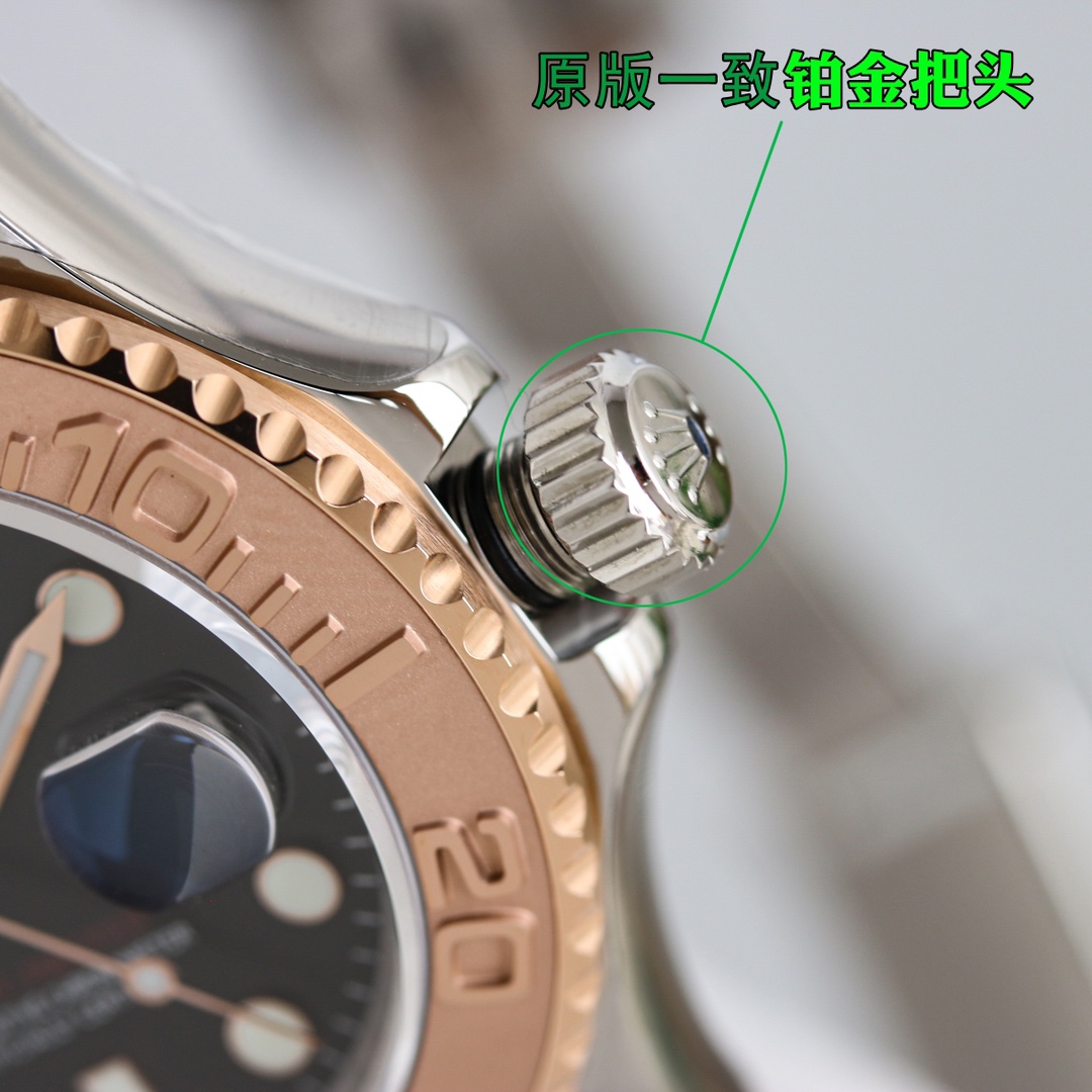Rolex Submariner 40mm Rose Gold / Silver - watch1458 - Image 2