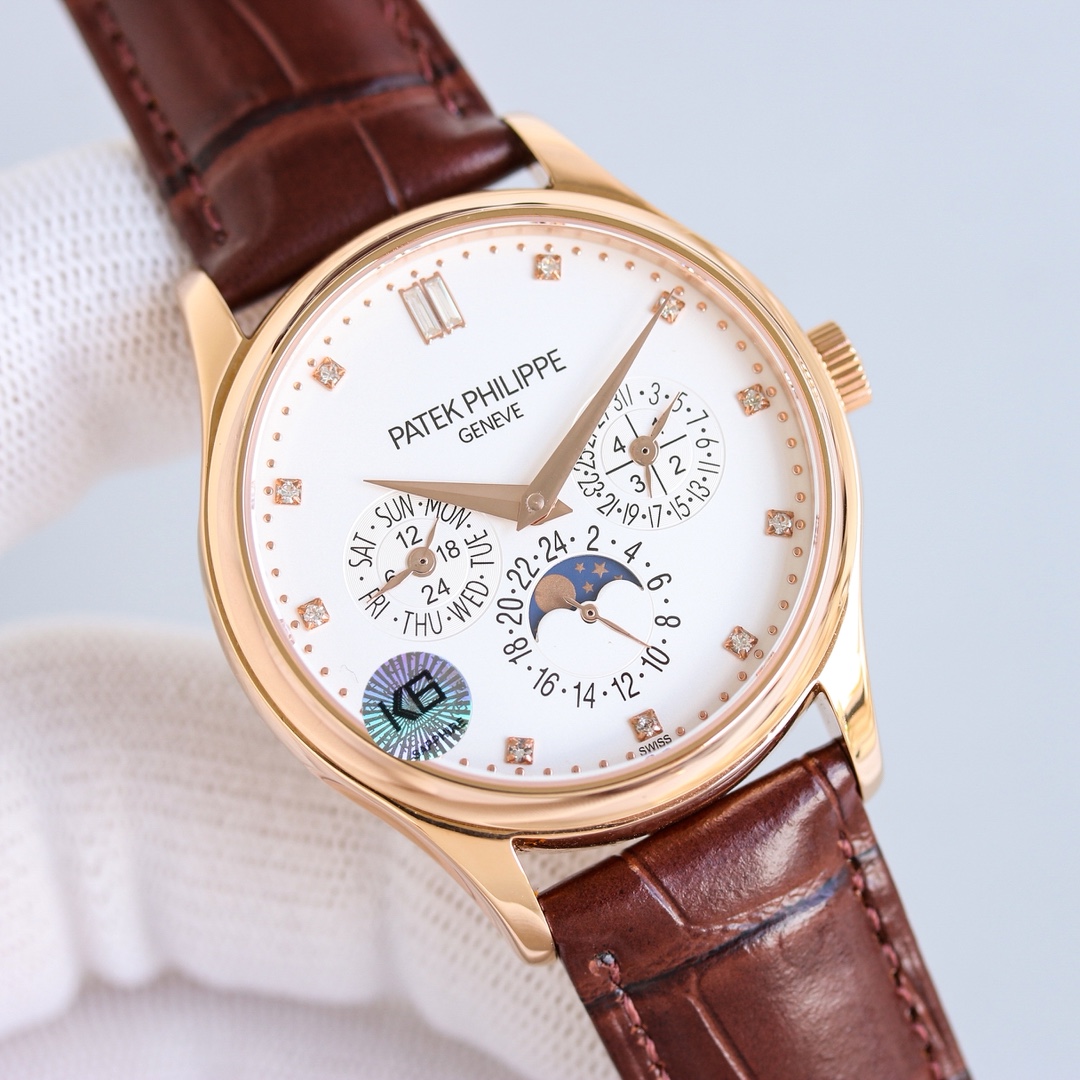 Classic Watch 39mm White / Gold - watch1492 - Image 2