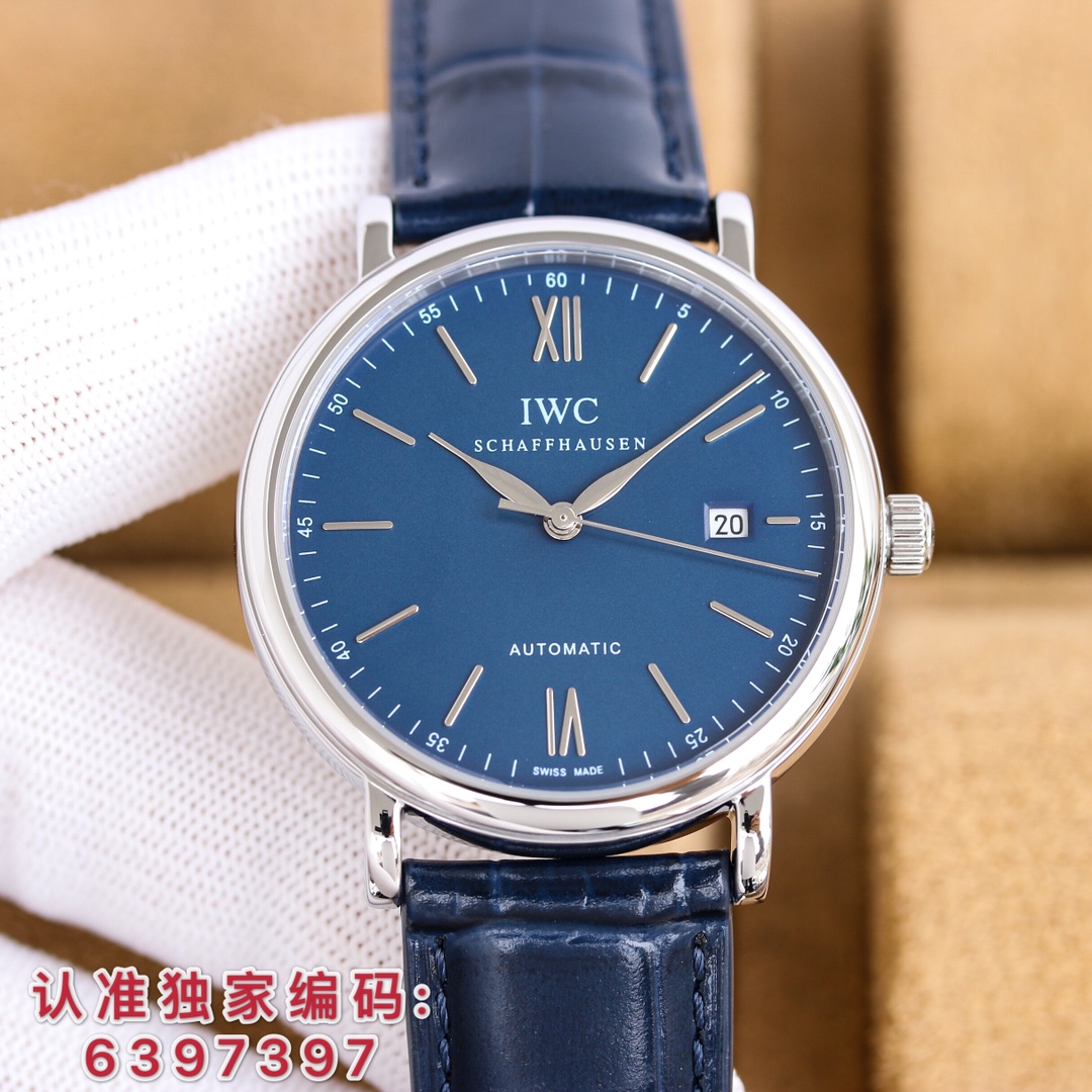 IWC Watch 40mm White / Blue - watch1511 - Image 2