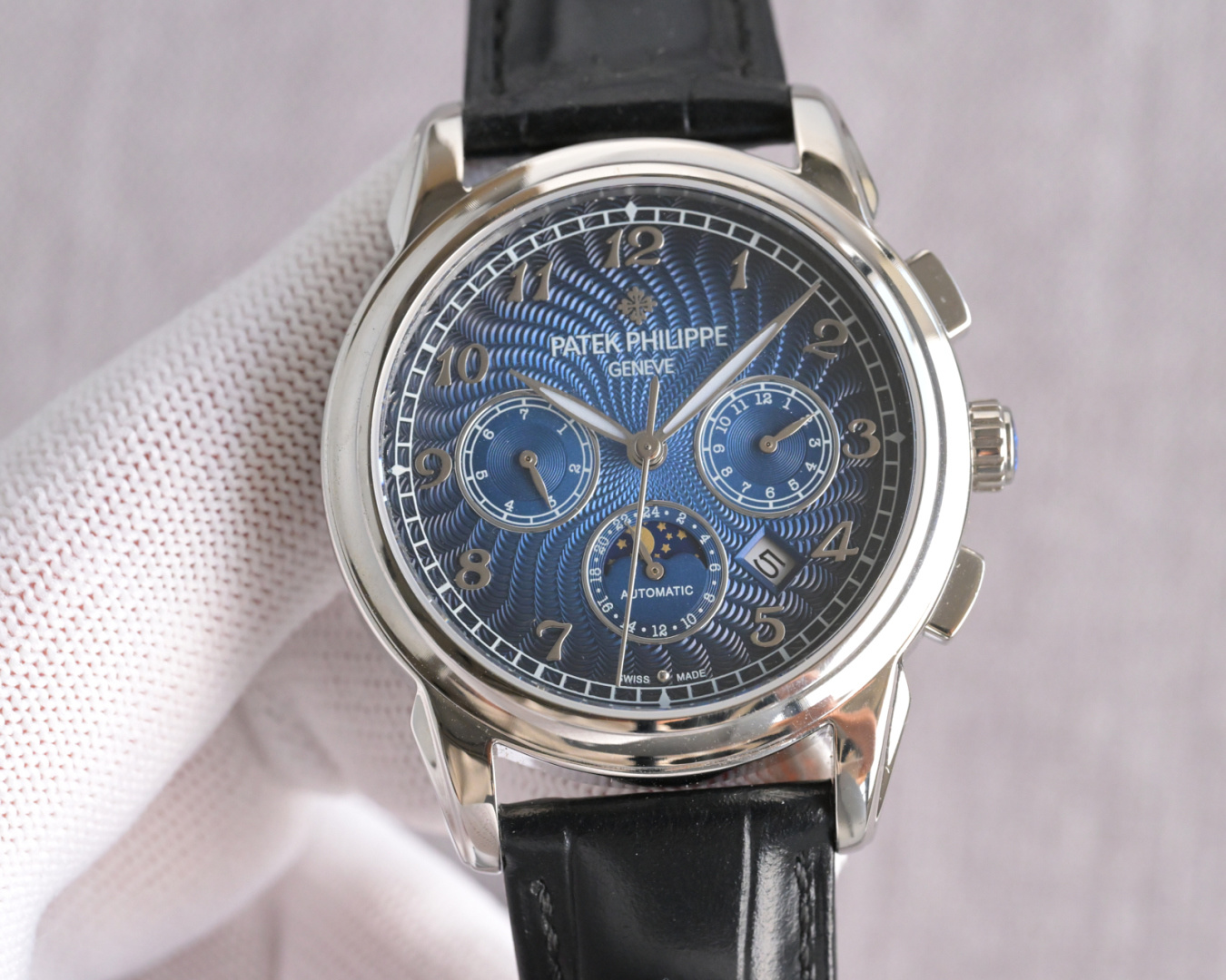 Patek Philippe Watch 40mm White / Gold - watch1523 - Image 2