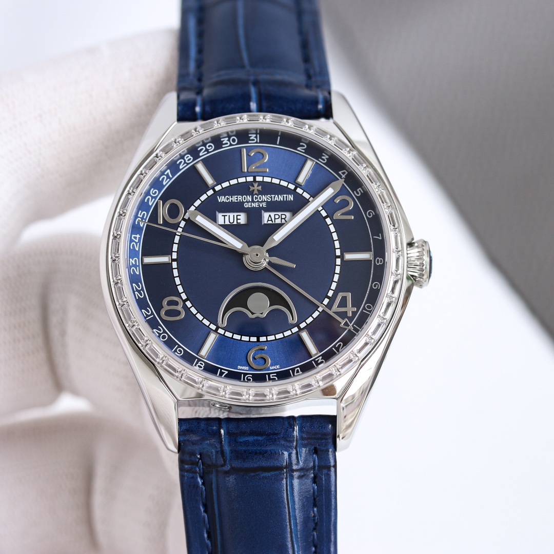 Classic Watch 40mm Blue / Silver - watch1532 - Image 2