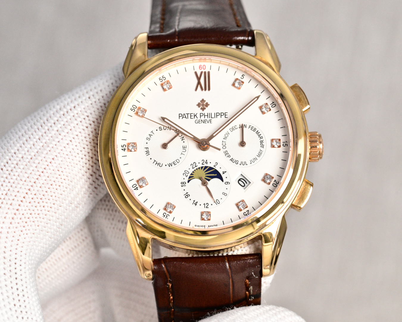 Patek Philippe Watch 41mm Silver - watch1556 - Image 2