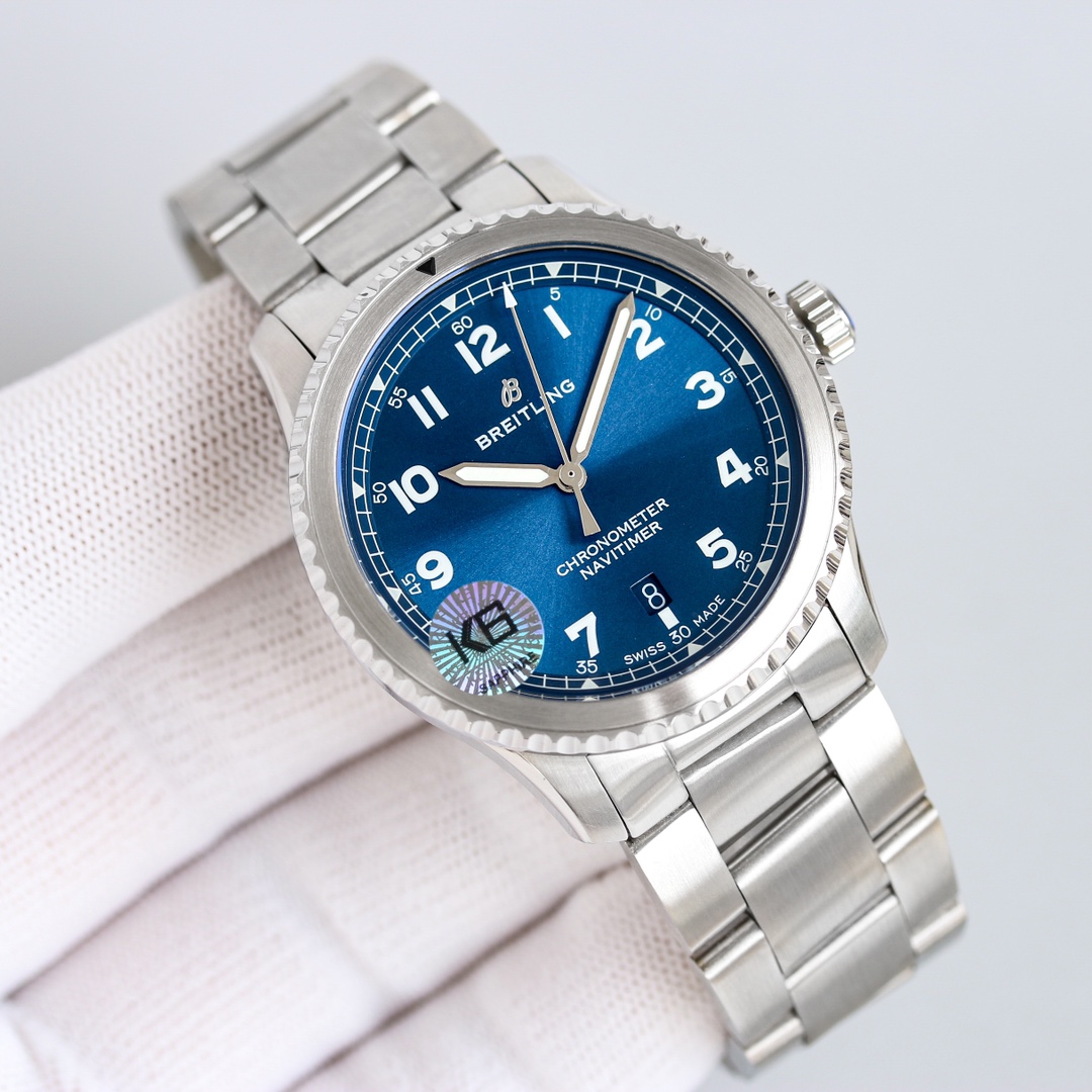 Breitling Pilot 41mm Silver - watch1647 - Image 2