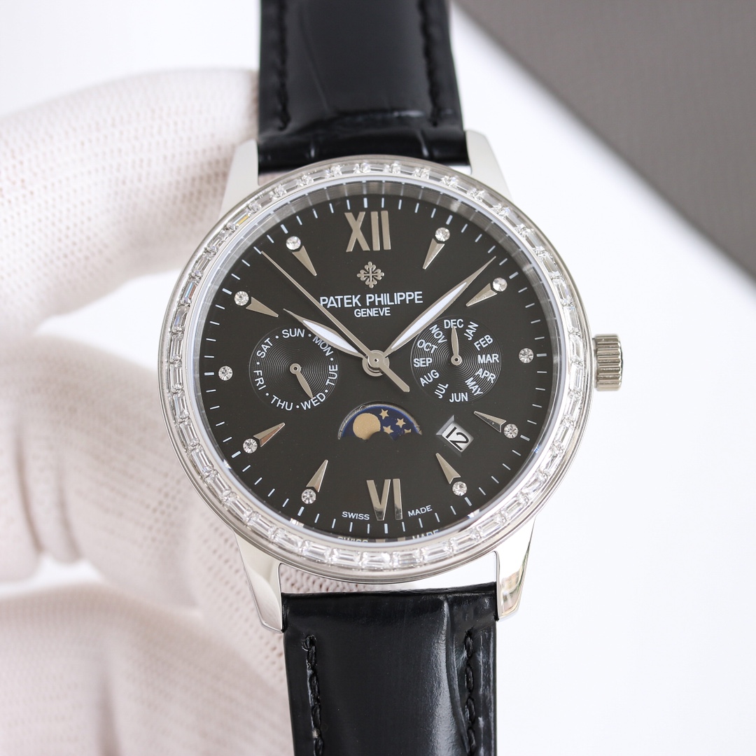 Patek Philippe Watch 40mm White / Gold - watch1661 - Image 2