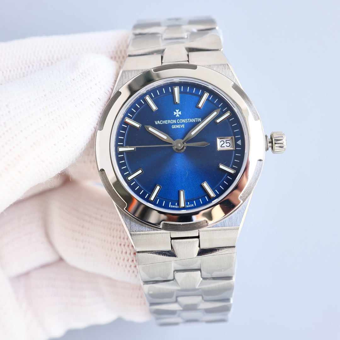 Vacheron Constantin Overseas 33mm White / Rose Gold - watch1677 - Image 2