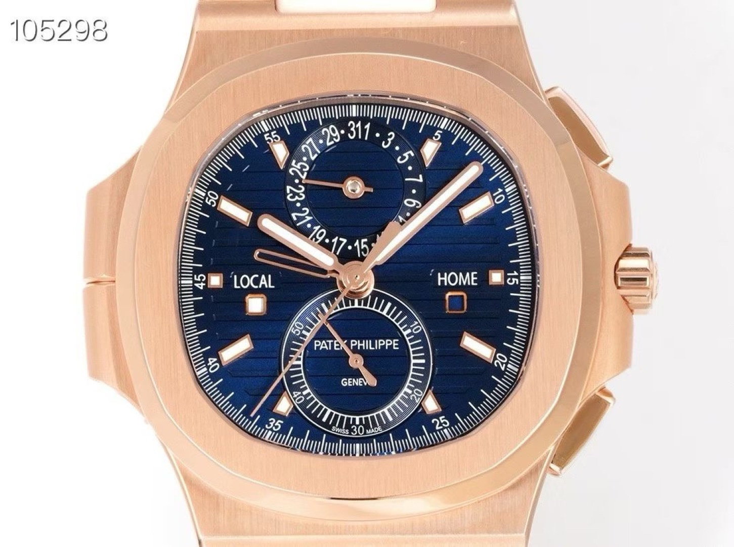 Patek Philippe Nautilus 40.5mm Black / White - watch1695 - Image 2