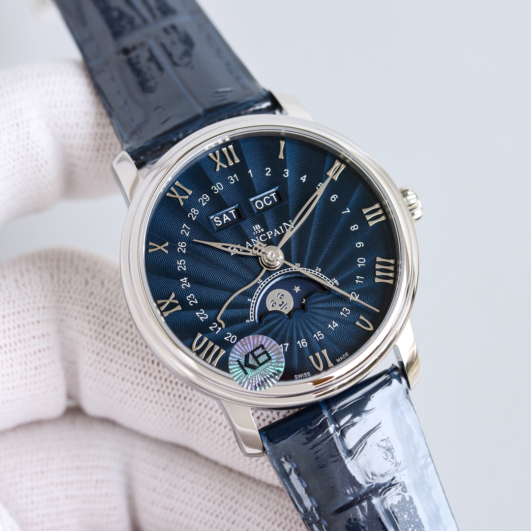 Blancpain Watch White / Rose Gold - watch1704 - Image 2