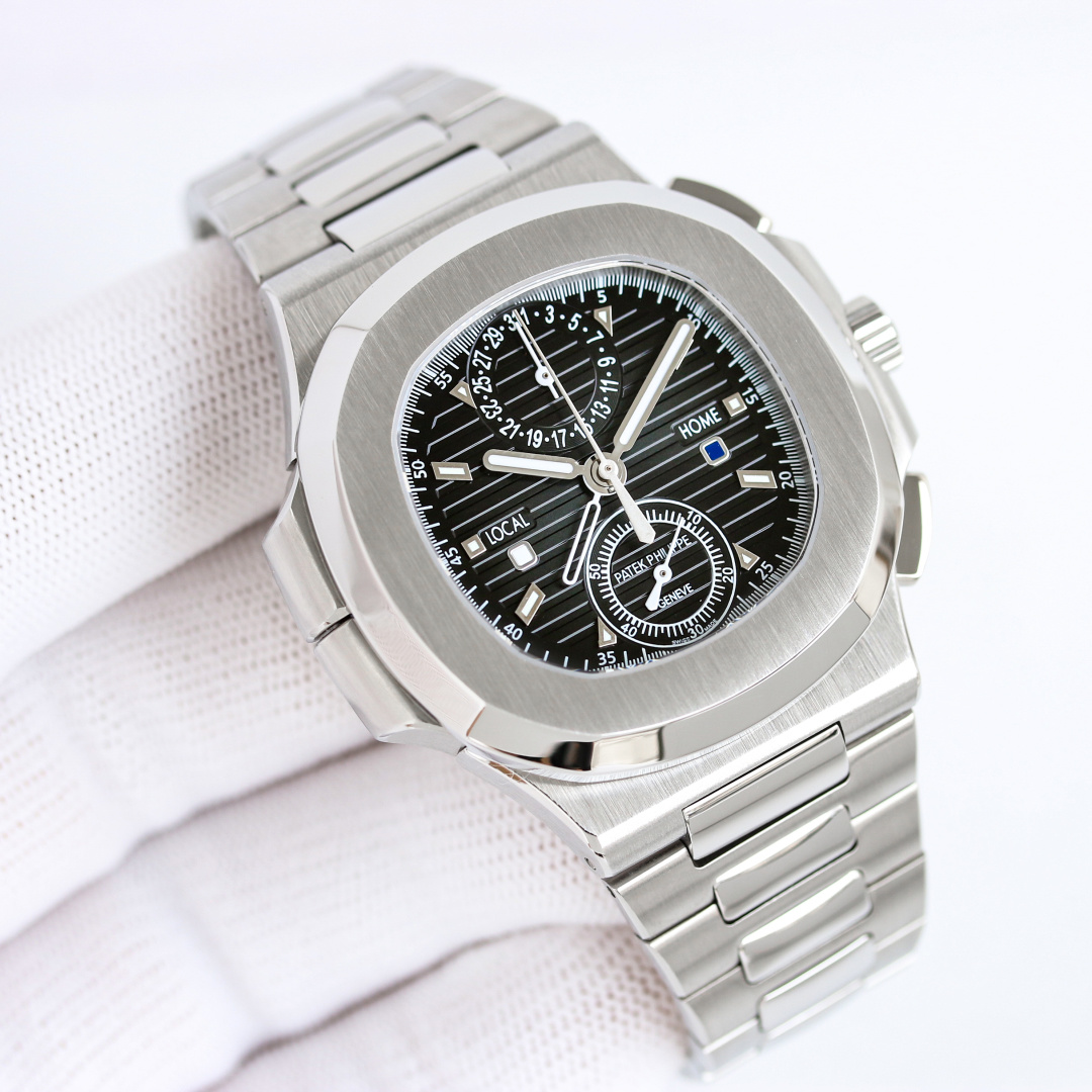 Patek Philippe Nautilus 40.5mm White / Gold - watch1757 - Image 2