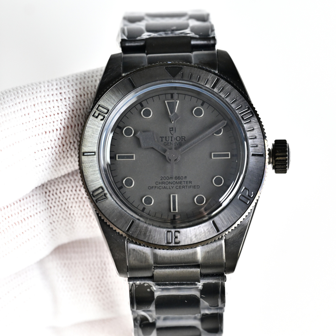 Tudor Watch 41mm Black / Silver - watch1764 - Image 2
