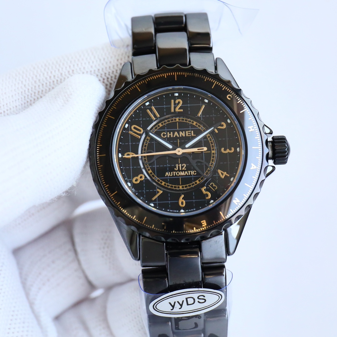 Classic Watch 38mm Black / White - watch1777 - Image 2