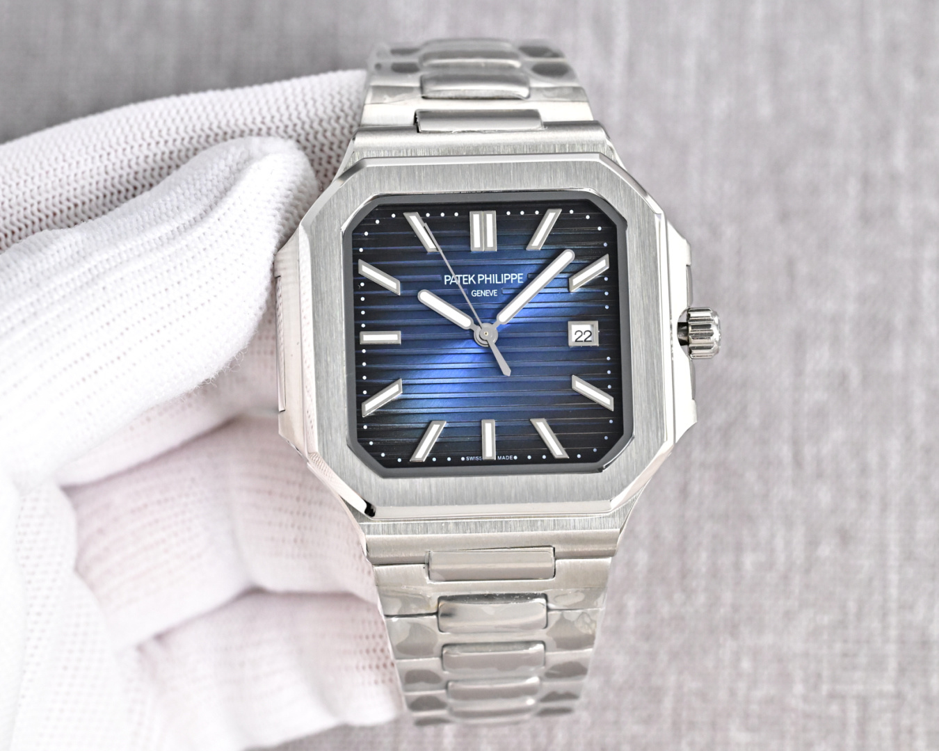 Patek Philippe Watch 45mm Silver - watch1790 - Image 2